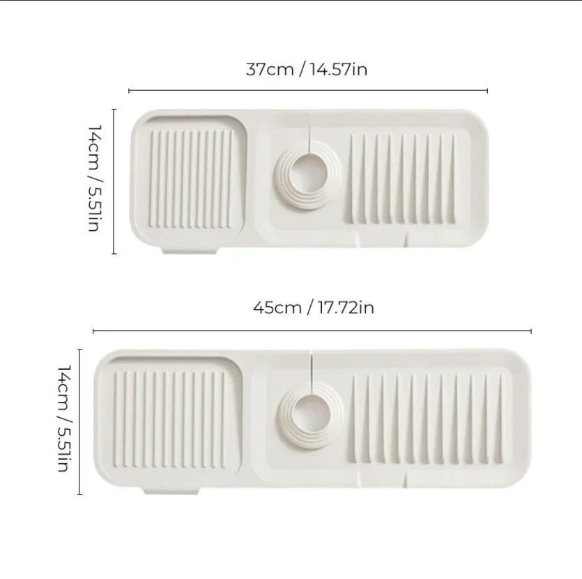 Silicone drip mat: quick, safe drying
