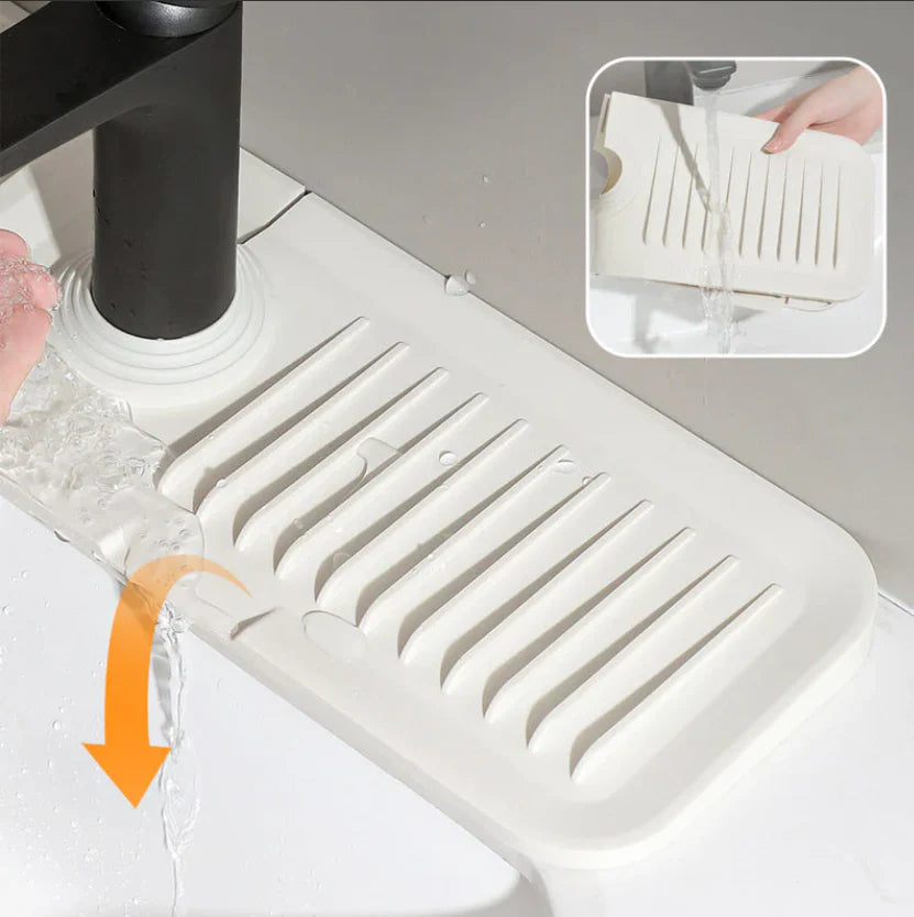 Silicone drip mat: quick, safe drying