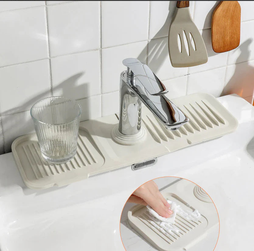 Silicone drip mat: quick, safe drying