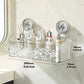 Practical no-drill bathroom wall shelf