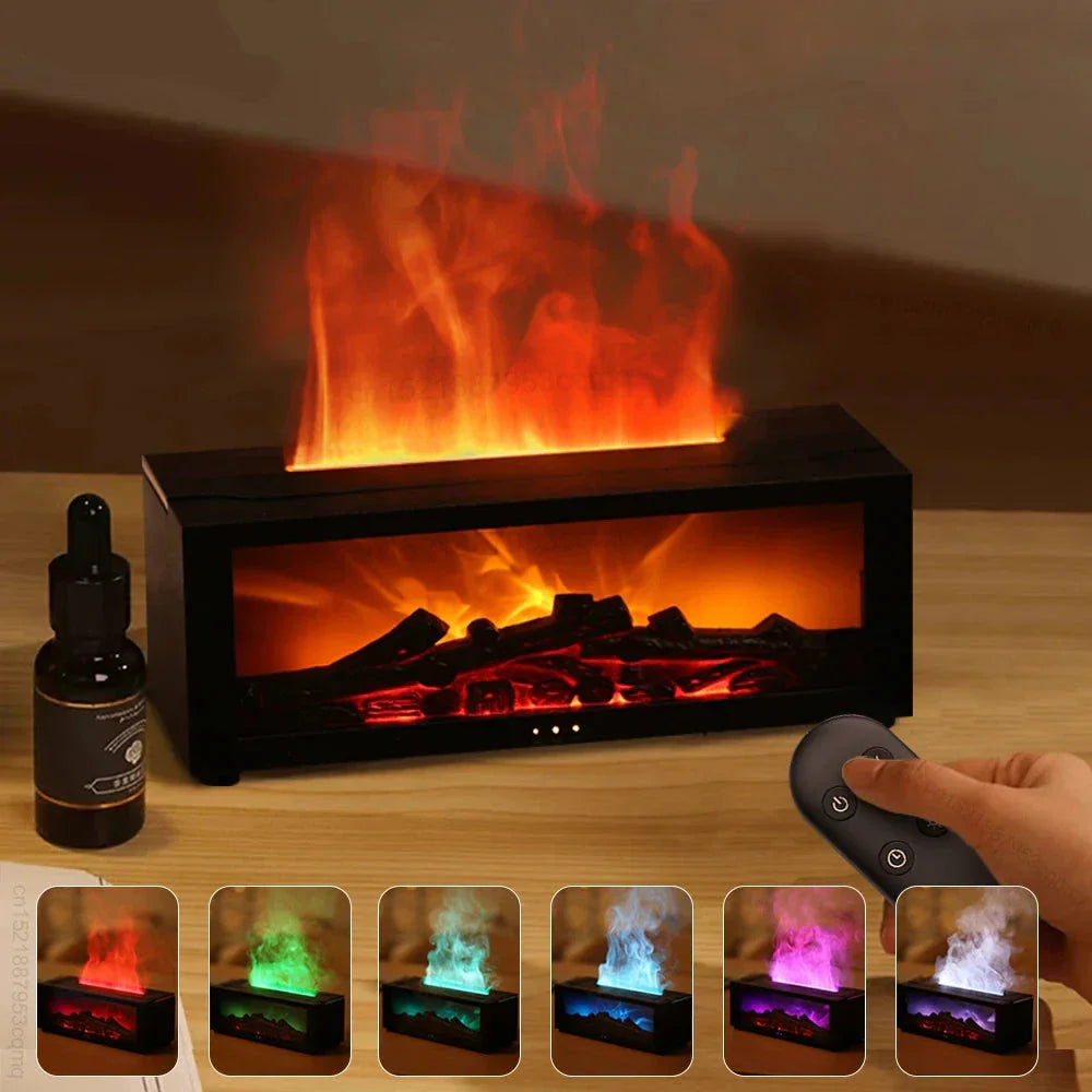 Relaxing Fireplace Diffuser + 1 FREE Essential Oil