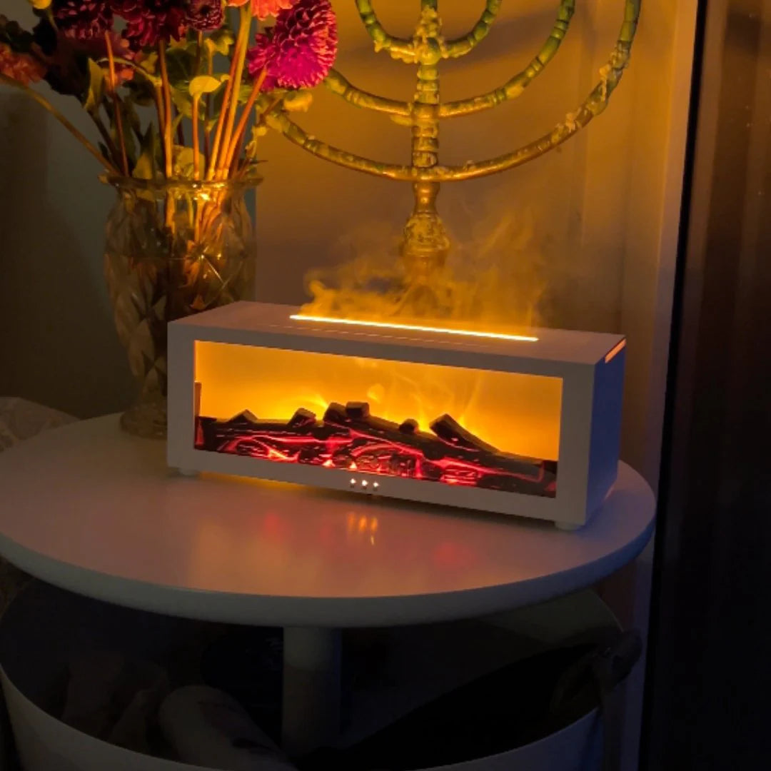 Relaxing Fireplace Diffuser + 1 FREE Essential Oil